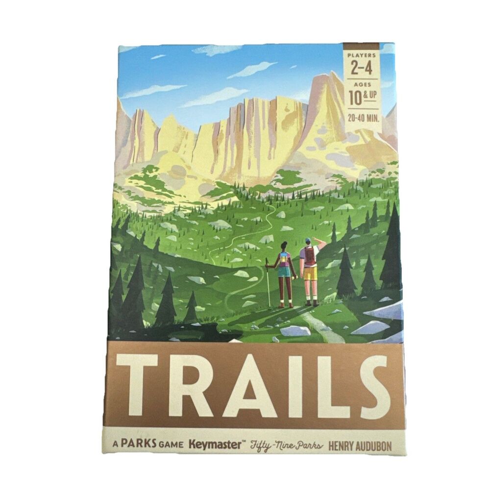 Trails A Parks Game Keymaster Hiking National Parks Board Card Game 2021